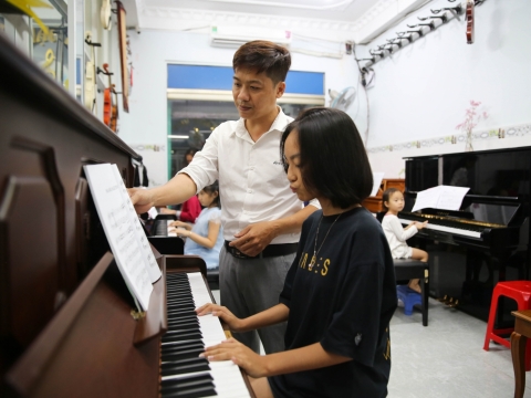 Không gian lớp học Piano 