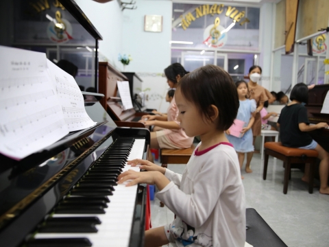 Không gian lớp học Piano 