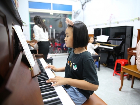 Không gian lớp học Piano 