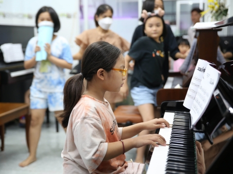 Không gian lớp học Piano 
