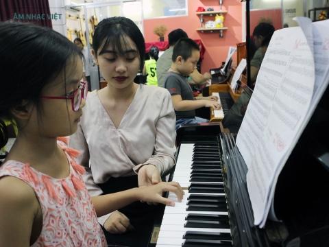 Không gian lớp học Piano 